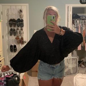 Vestique cropped blouse